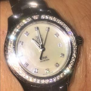 Ladies diamond tag heuer watch